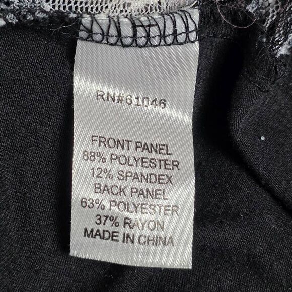 Vanity Sequin Lace Stripe Racerback Tank Top Black L - Picture 4 of 5